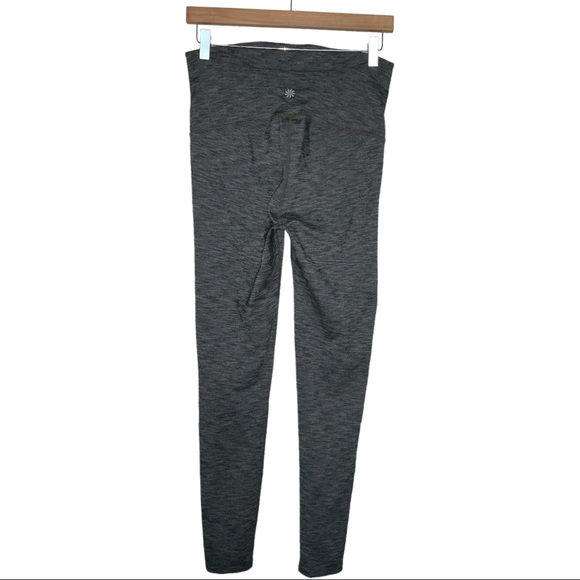 ATHLETA High Belly Chaturanga Leggings Maternity Heather Gray, Size Small - Picture 5 of 10